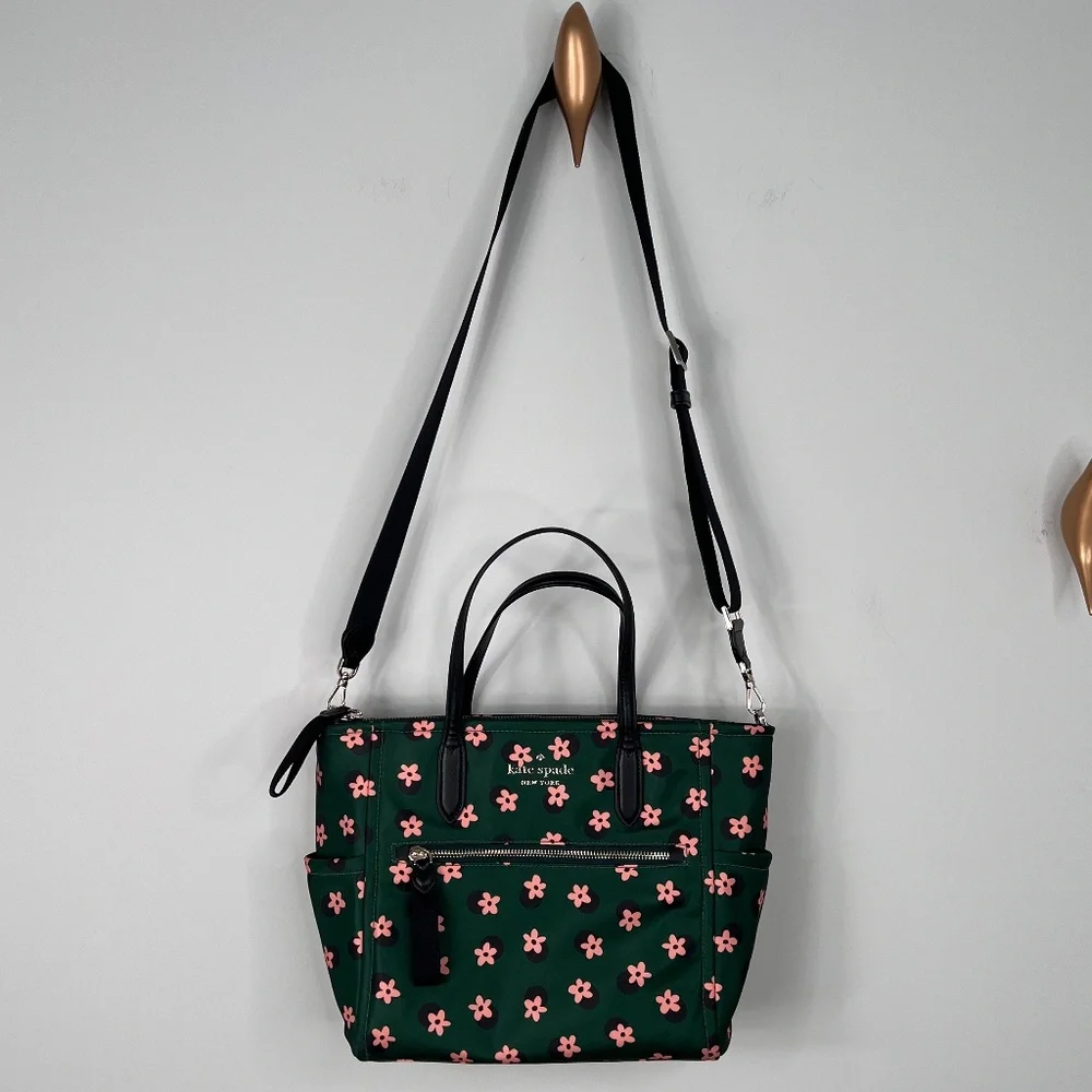 NWOT🌸KateSpade➕BONUS MATCHING EYEGLASS CASE!Green with🌸Flowers. - Picture 4 of 16